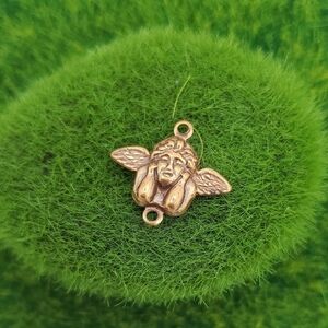 Guardian Angel Bronze Pendant Charm P314